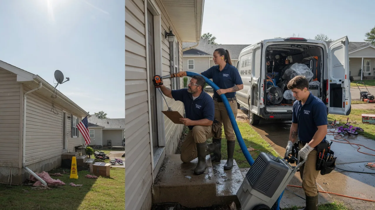 Ceiling Water Damage Restoration in Dysart, IA near me